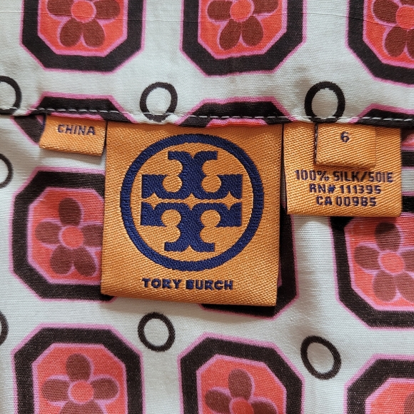 Tory Burch skirt Orange color size 6 - Picture 7 of 11